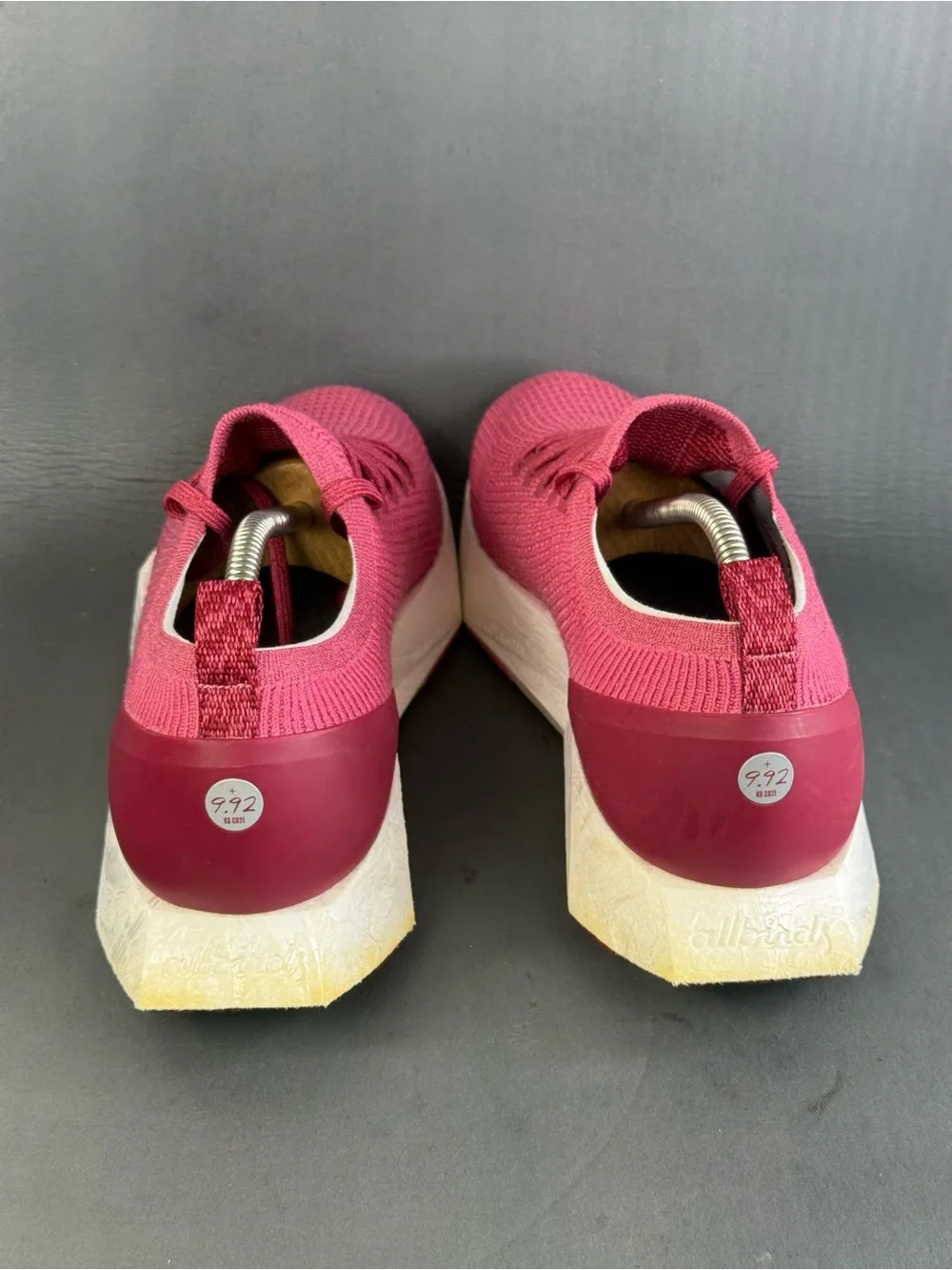 Allbirds Men's Tree Flyer Lux Pink Blizzard Mesh Trainers Shoes Size 11.5